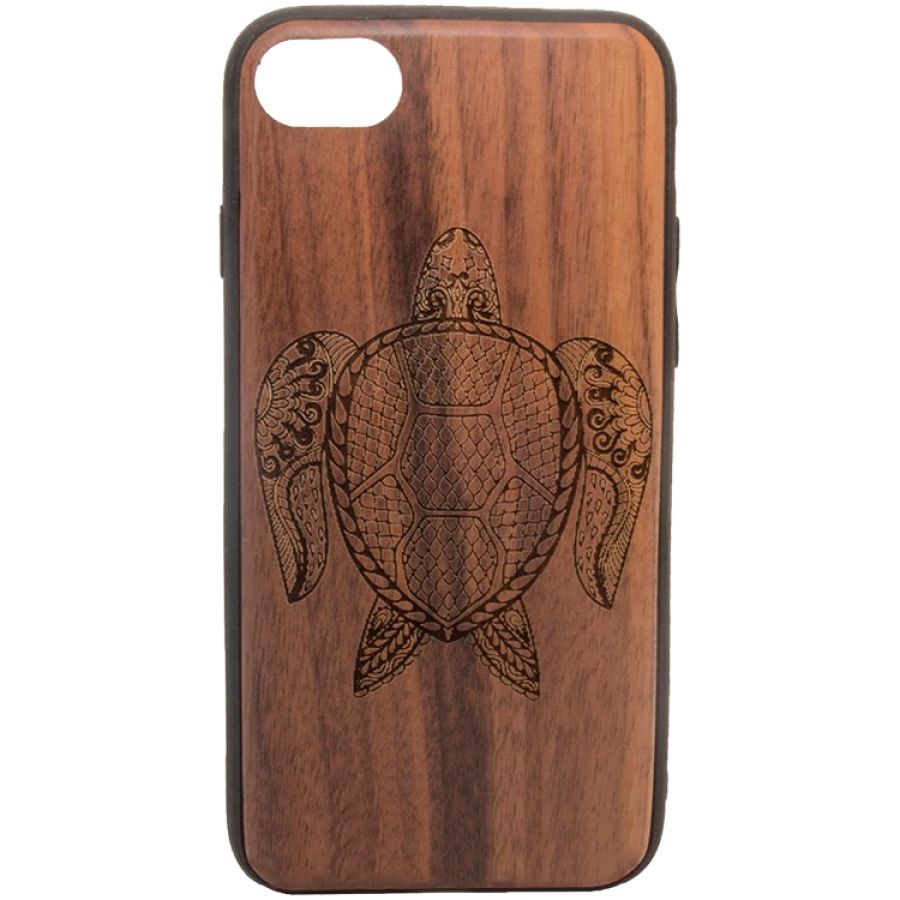 

Чехол CASE Wood для iPhone SE (3-го поколения)/SE (2-го поколения), Walnut Turtle
