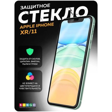 Защитное стекло BINGO Full Silkprint для iPhone X/Xs/11 Pro