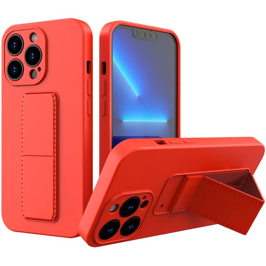 

Чехол BINGO Stand для iPhone 13 Pro, Красный