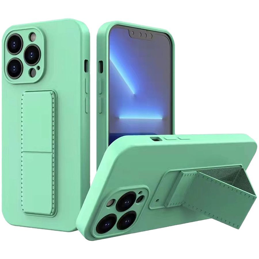 

Чехол BINGO Stand для iPhone 13 Pro, Мятный