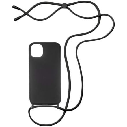 Чехол BINGO Lanyard  для iPhone 12, Чёрный