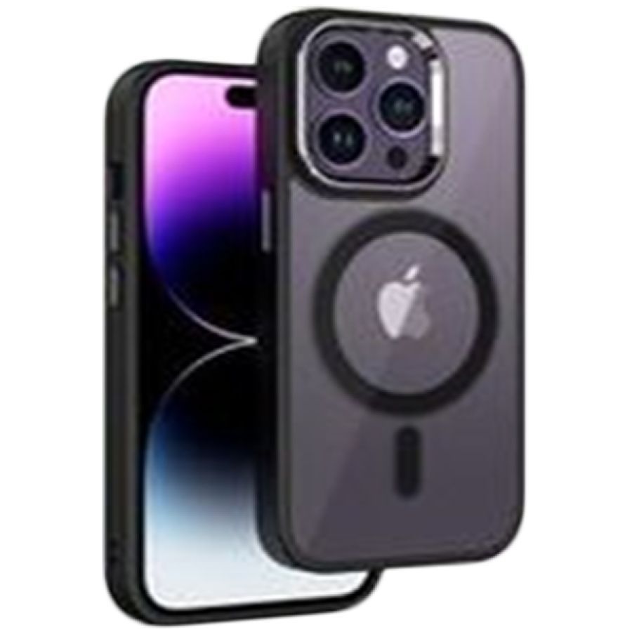 

Чехол BINGO Metal Magnetic для iPhone 14 Pro Max, Чёрный