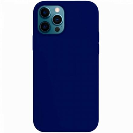 Чехол EXPERTS SILICONE CASE  для iPhone 12/12 Pro, Синее море