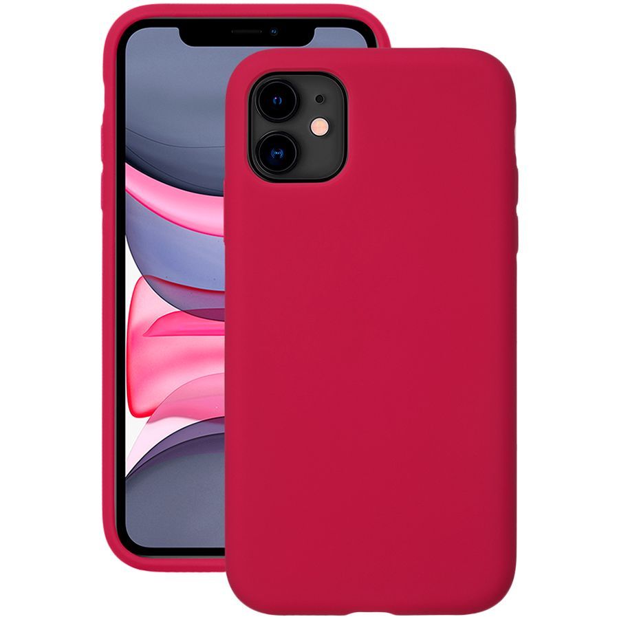 

Чехол DEPPA Liquid Silicone Pro для iPhone 11, Красный