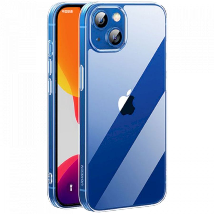 

Чехол UGREEN Crystal Glass Protective Case для iPhone 13, Прозрачный