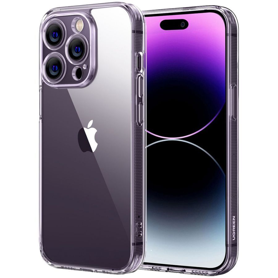 

Чехол UGREEN Classy Clear Enhanced Protective Case для iPhone 14 Pro, Прозрачный