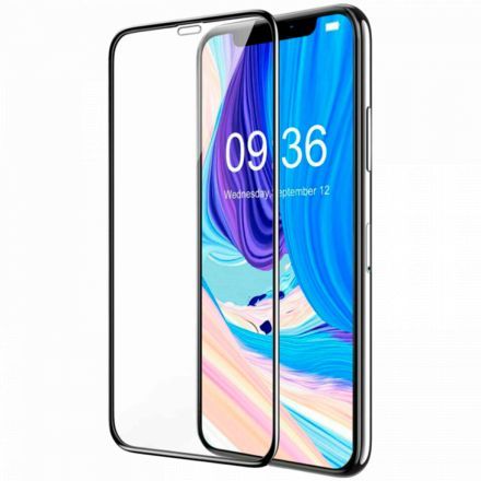 Защитное стекло BREEZY Breezy glass, 3D edge to edge full glue, with kits and paper-pulp package для iPhone Xs Max/11 Pro Max, Глянцевая, Black Edges 