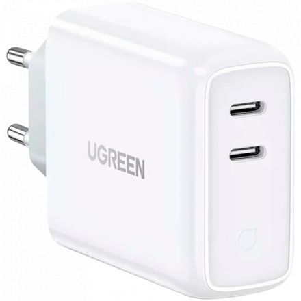 Адаптер переменного тока UGREEN 2*USB-C, 36 Вт