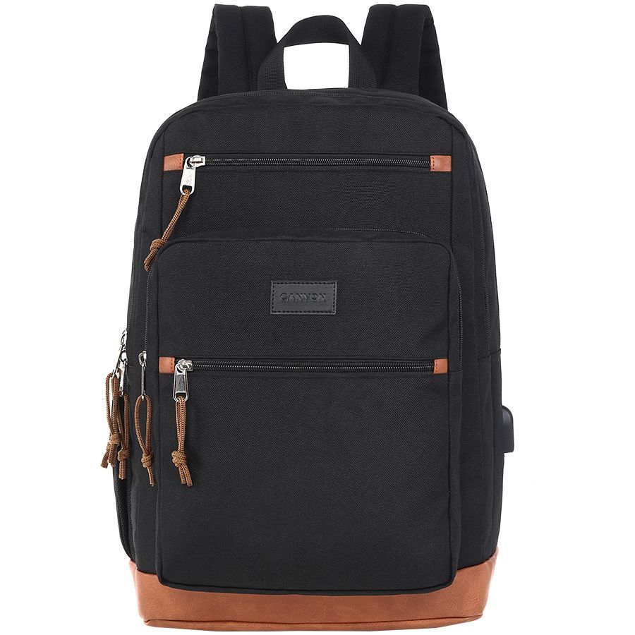 

Рюкзак CANYON ноутбуков backpack для 15.6" для MacBook Pro 14/MacBook Pro 15/Ноутбук до 15.6", Чёрный