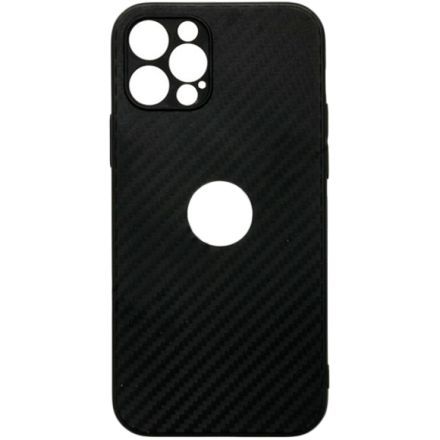 Чехол Carbon  для iPhone 12 Pro, Чёрный