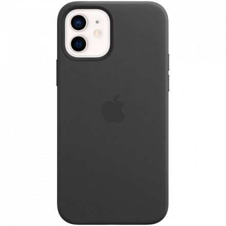 Чехол Apple Leather Case с MagSafe для iPhone 12/12 Pro