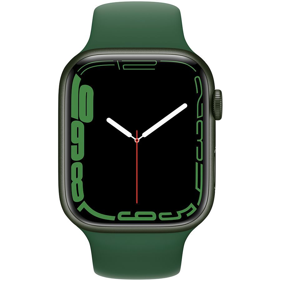 Смарт годинник Apple Watch Series 7 GPS, 45mm, Green, Clover Sport Band Б\В