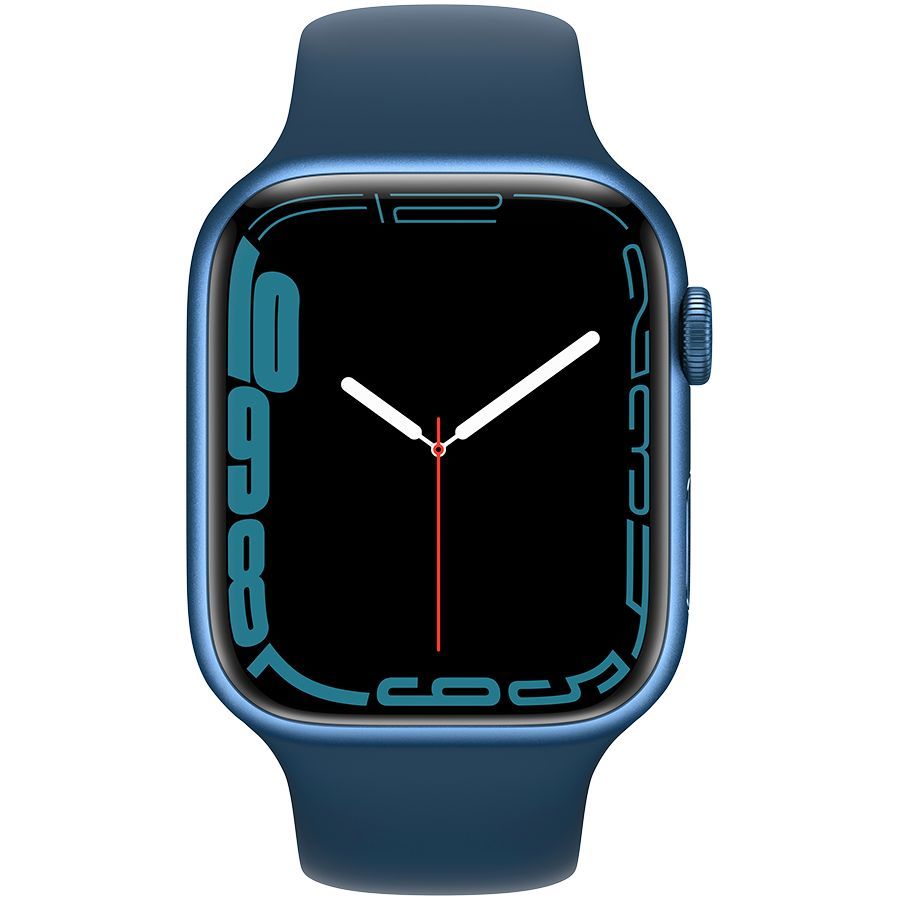 Смарт годинник Apple Watch Series 7 GPS, 45mm, Blue, Abyss Blue Sport Band Б\В