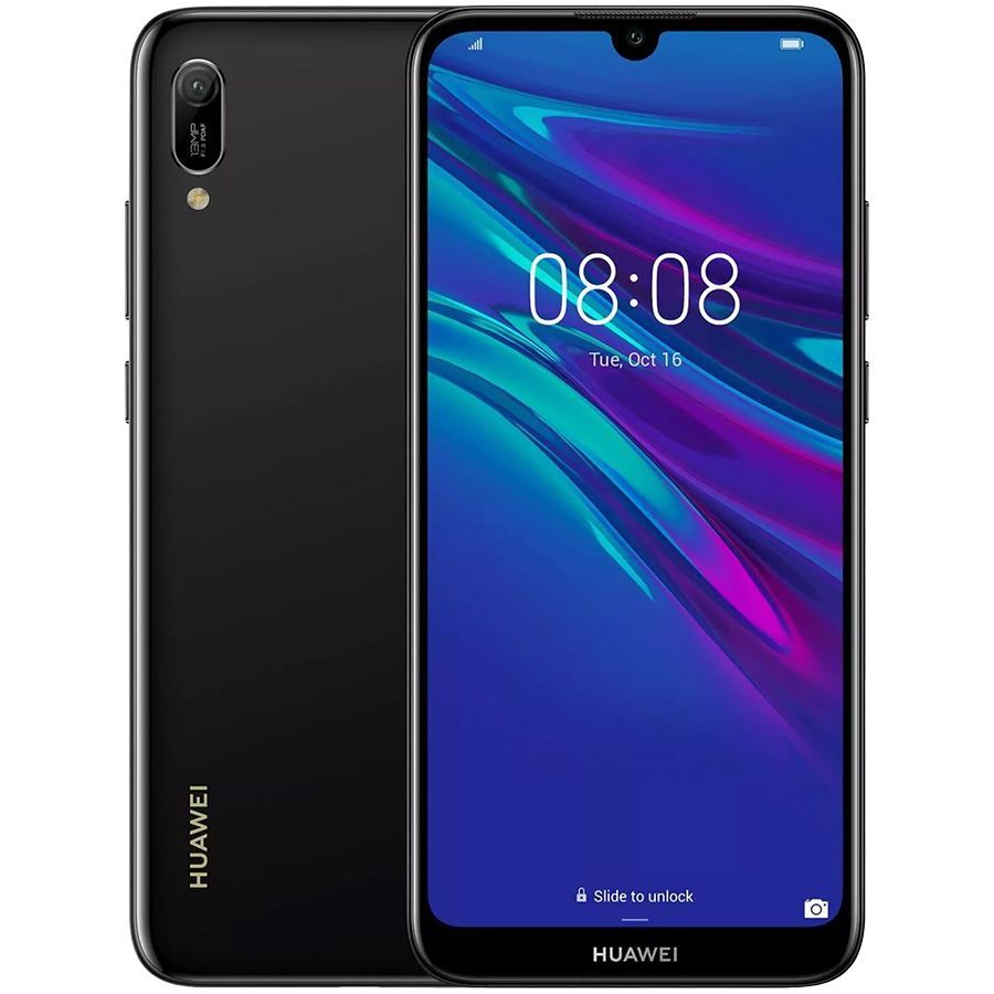 Мобільний телефон Huawei Y6 2019 32 GB Midnight Black Б\В