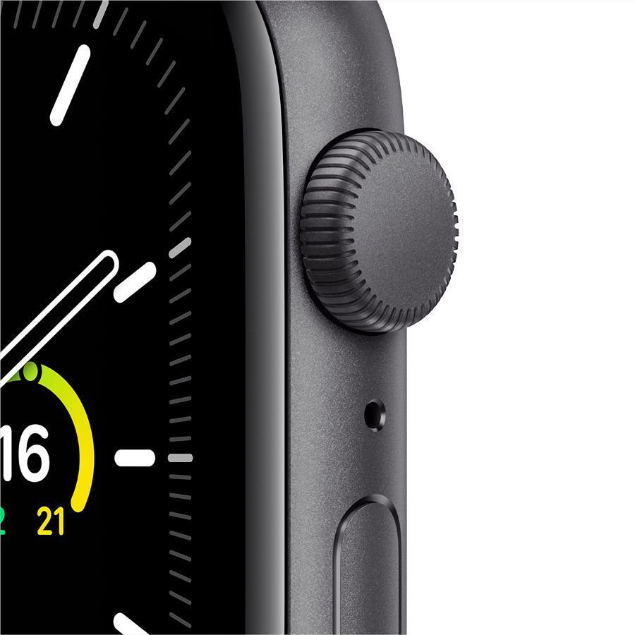 Смарт годинник Apple Watch SE GPS, 44mm, Space Gray, Black Sport Band Б\В