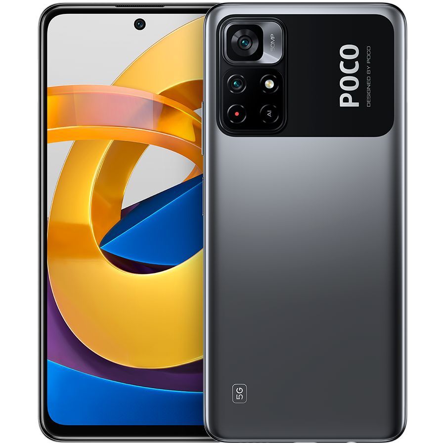 Мобільний телефон Xiaomi Poco M4 Pro 5G 128 GB Power Black Б\В