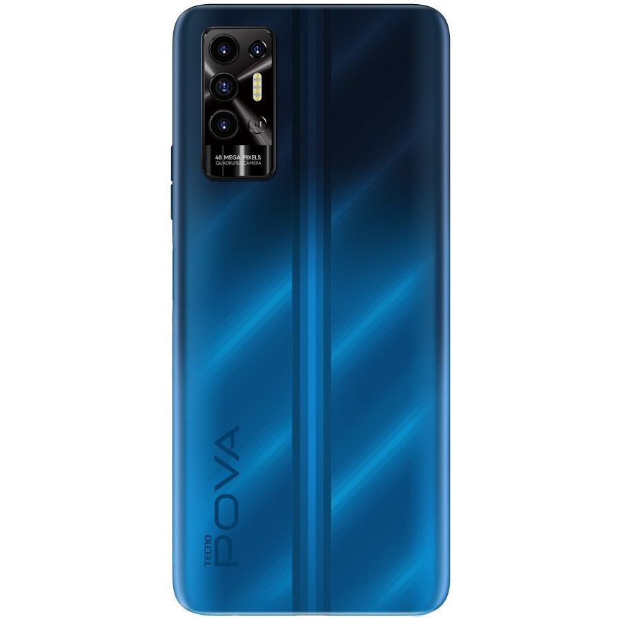 Мобільний телефон TECNO Pova 2 64 GB Energy Blue Б\В