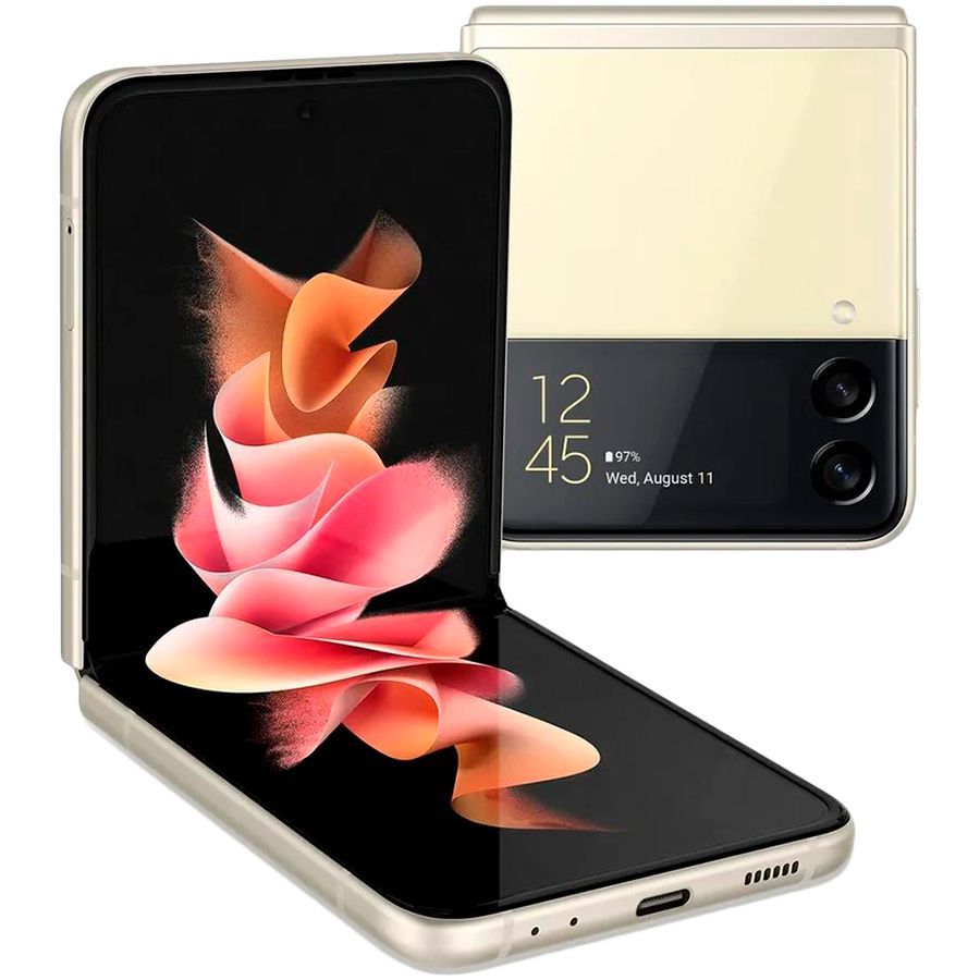 Мобільний телефон Samsung Galaxy Z Flip3 128 GB Cream White Б\В