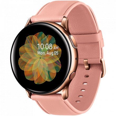 Samsung Galaxy Watch Active 2 (R820S) (1.20", 360x360, 4 ГБ, Tizen, Bluetooth 5.0) Золотий 