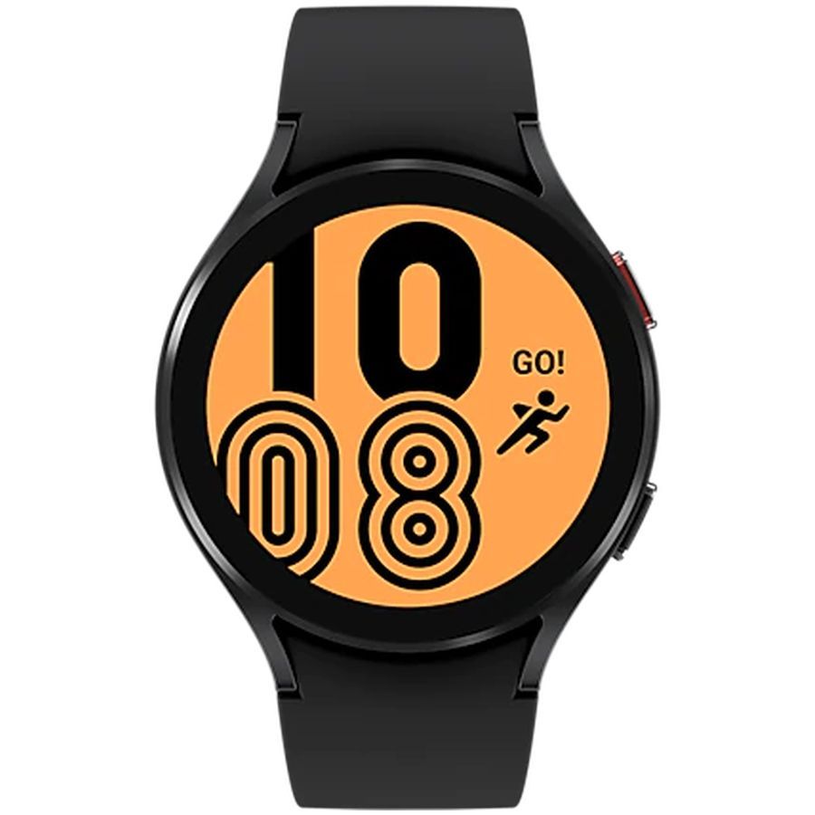 

Samsung Galaxy Watch 4 (1.40", 450x450, 16 ГБ, Wear OS, Bluetooth 5.0) Чёрный