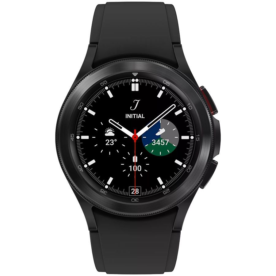 

Samsung Galaxy Watch 4 Classic (1.20", 396x396, 16 ГБ, Wear OS, Bluetooth 5.0) Чёрный