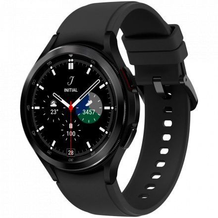Samsung Galaxy Watch 4 Classic (1.40", 450x450, 16 ГБ, Wear OS, Bluetooth 5.0) ) Чёрный