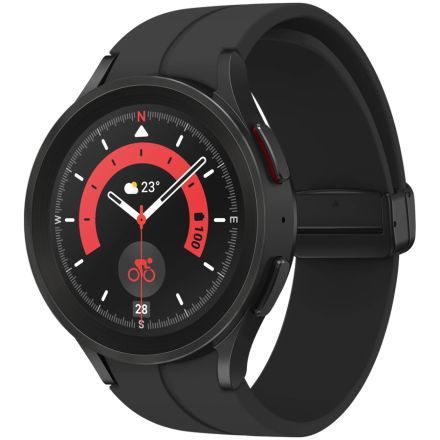 Samsung Galaxy Watch 5 Pro 45mm BT (1.40", 450x450, 16 ГБ, Wear OS, Bluetooth 5.2) ) Black Titanium 