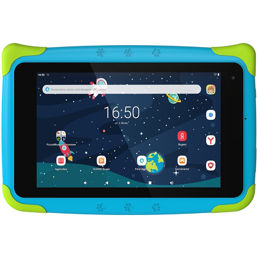 

Kids Tablet K7 (7.0'',1024x600,32 ГБ,Android 11.0 (HMS Services)) Синий