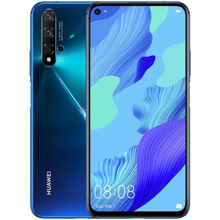 Мобільний телефон Huawei Nova 5Т 128 GB Crush Blue Б\В